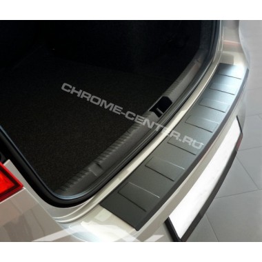 Накладка на задний бампер Toyota Corolla 4D (2013-) бренд – Croni главное фото